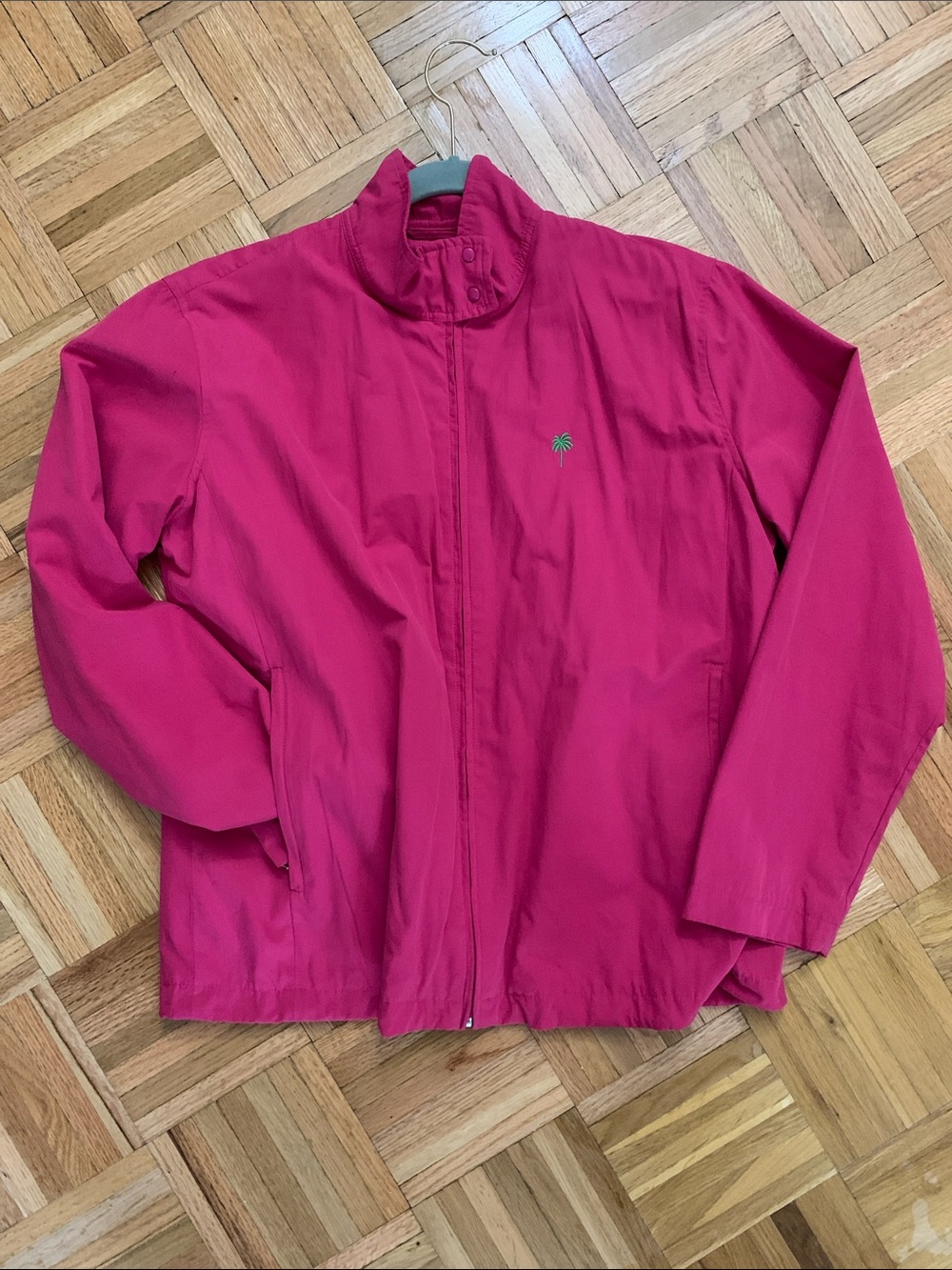 Lilly Pulitzer 90’s Hot Pink Lightweight Jacket Women’s Size Medium EUC
